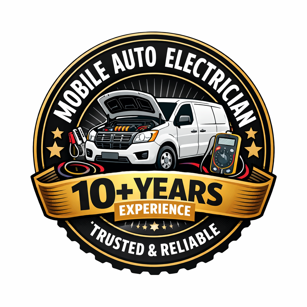 Professional mobile auto electrician in Cairns repairing car battery and electrical wiring at customer location.